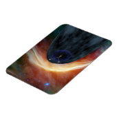 Twee Voyager ruimtesondes die turbulente ruimte ve Magneet (Linkerzijde)