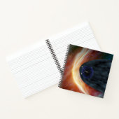 Twee Voyager ruimtesondes die turbulente ruimte ve Notitieboek (Binnen)