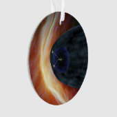 Twee Voyager ruimtesondes die turbulente ruimte ve Ornament (voorkant)