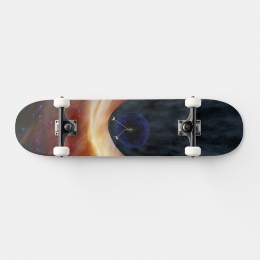 Twee Voyager ruimtesondes die turbulente ruimte ve Persoonlijk Skateboard (Horizontaal)