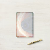 Twee Voyager ruimtesondes die turbulente ruimte ve Post-it® Notes (Op bureau)