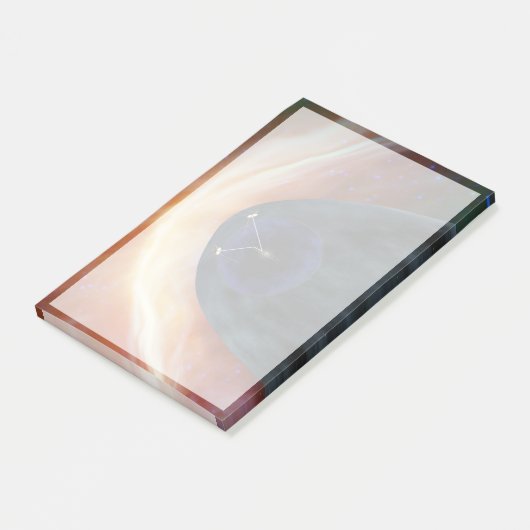 Twee Voyager ruimtesondes die turbulente ruimte ve Post-it® Notes (Schuin)