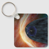 Twee Voyager ruimtesondes die turbulente ruimte ve Sleutelhanger (Voorkant)