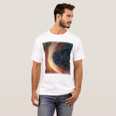 Twee Voyager ruimtesondes die turbulente ruimte ve T-shirt (Voorkant volledig)