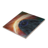 Twee Voyager ruimtesondes die turbulente ruimte ve Tegeltje (Zijkant)