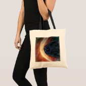 Twee Voyager ruimtesondes die turbulente ruimte ve Tote Bag (Voorkant (product))