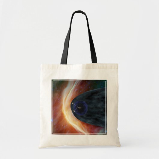 Twee Voyager ruimtesondes die turbulente ruimte ve Tote Bag (Voorkant)