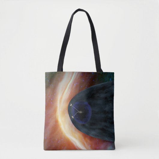 Twee Voyager ruimtesondes die turbulente ruimte ve Tote Bag (Voorkant)