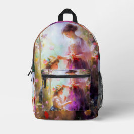 Twee vrienden bedrukte rugzak