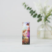 Twee vrienden Bladwijzer Mini Visitekaartje (Staand voorkant)