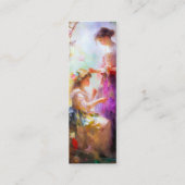 Twee vrienden Bladwijzer Mini Visitekaartje (Achterkant)