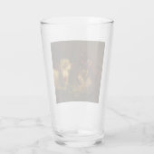 Twee vrienden (Donkey en Lamb) (landbouwhuisdieren Glas (Achterkant)