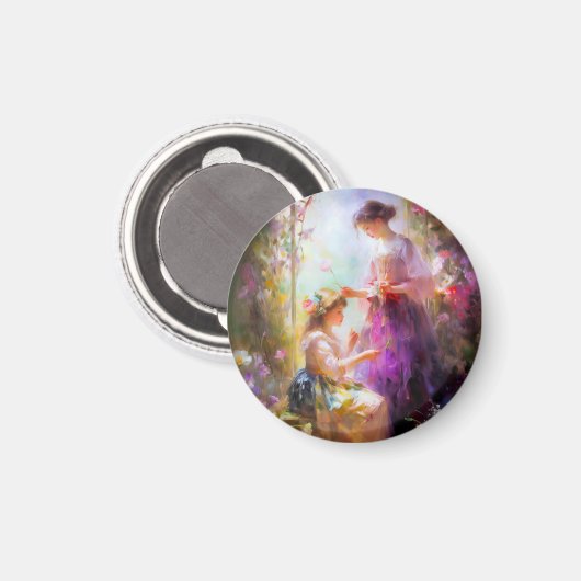 Twee vrienden magneet (Voorkant / Achterkant)