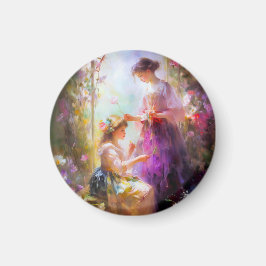 Twee vrienden magneet