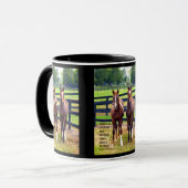 Twee Vrienden met Spreuken 18:24 Mok (Voorkant links)