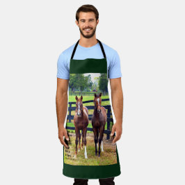 Twee Vrienden met Spreuken 18:24 Schort