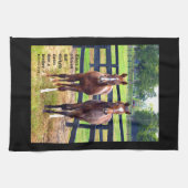 Twee Vrienden met Spreuken 18:24 Theedoek (Horizontaal)