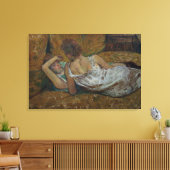 Twee vrienden (pastel) canvas afdruk (Insitu (Woonkamer))