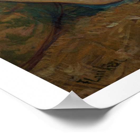 Twee vrienden (pastel) poster (Hoek)