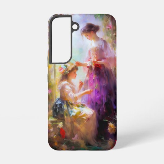 Twee vrienden samsung galaxy hoesje (Achterkant)