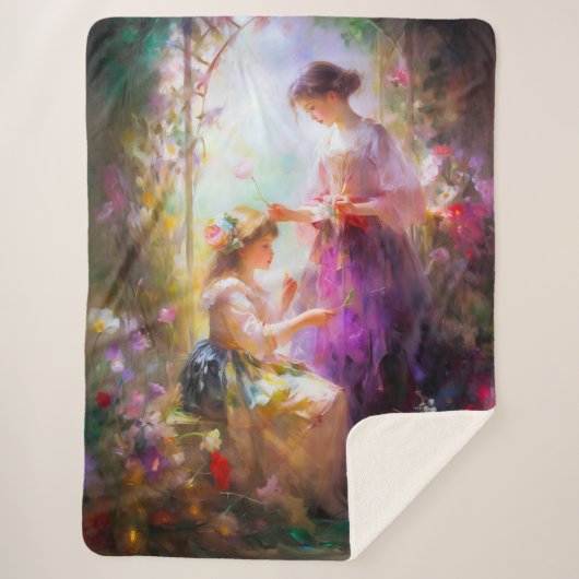 Twee vrienden sherpa deken (Voorkant)