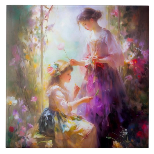 Twee vrienden tegeltje (Voorkant)