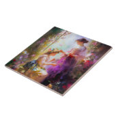 Twee vrienden tegeltje (Zijkant)