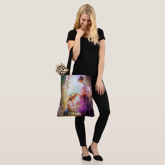 Twee vrienden tote bag (Op model)