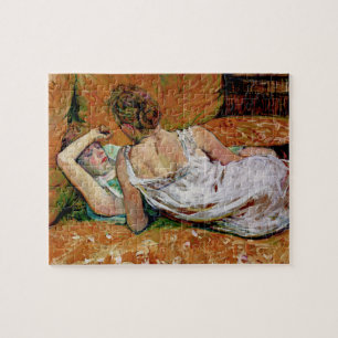 Twee vrienden van Henri de Toulouse-Lautrec Legpuzzel