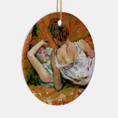 Twee vrienden van Toulouse-Lautrec (versie 2) Keramisch Ornament (Rechts)