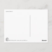 Twee vriendschappelijke ezels briefkaart (Achterkant)