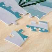 Twee vrolijke katten legpuzzel (Zijkant)