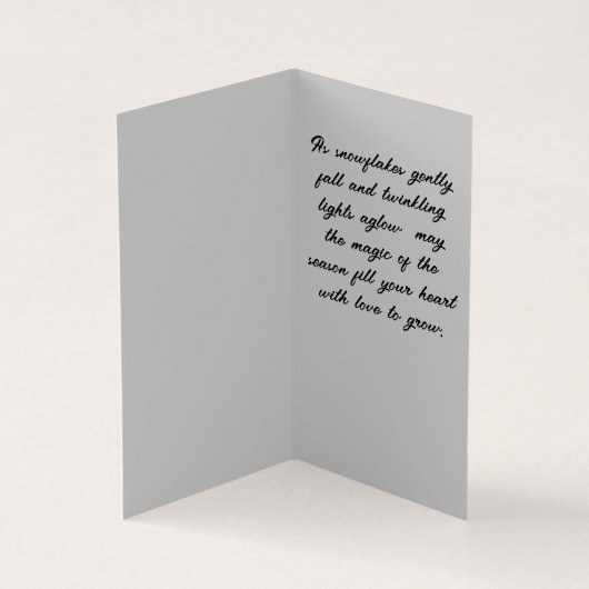 Twee vrolijke oranje en witte katten Kerstkaart Kaart (Binnen)