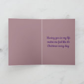 Twee Vrouw Deer voor de Eerste Kerstdag van het Vr Kaart (Binnen)