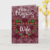 Twee Vrouw Deer voor de Eerste Kerstdag van het Vr Kaart (Gele Bloem)