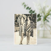 Twee vrouwen briefkaart (Staand voorkant)