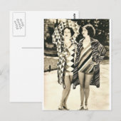 Twee vrouwen briefkaart (Voorkant / Achterkant)