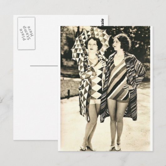 Twee vrouwen briefkaart (Voorkant / Achterkant)