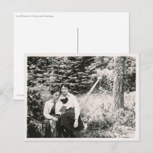 Twee vrouwen briefkaart (Voorkant / Achterkant)