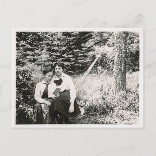 Twee vrouwen briefkaart (Voorkant)