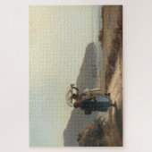 Twee vrouwen chatten door het Zee, St. Thomas (185 Legpuzzel (Verticaal)