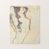 Twee vrouwen die Egon Schiele Embracen Legpuzzel (Verticaal)