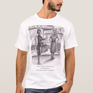 Twee vrouwen die elkaar bekritiseren na winkelen S T-shirt