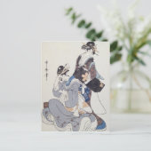 Twee Vrouwen figuren Briefkaart (Staand voorkant)