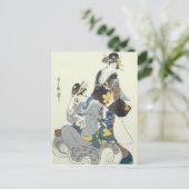 Twee Vrouwen figuren Briefkaart (Staand voorkant)