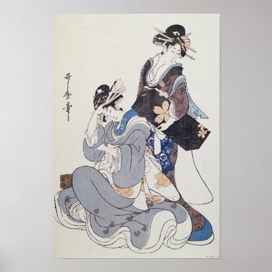 Twee Vrouwen figuren Poster (Voorkant)