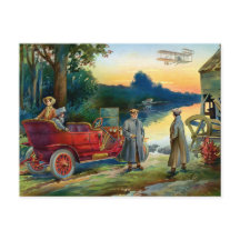 Twee vrouwen in auto, 1910