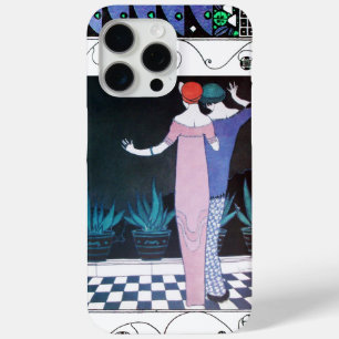 TWEE VROUWEN IN DE Mode 's nachts Art Deco Beauty iPhone 15 Pro Max Hoesje