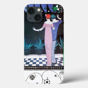 TWEE VROUWEN IN DE Mode 's nachts Art Deco Beauty iPhone 13 Hoesje