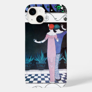 TWEE VROUWEN IN DE Mode 's nachts Art Deco Beauty Case-Mate iPhone Case